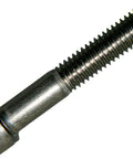 Close-up of Beefy Stainless Steel Socket Head Cap Screw 10-24 Thread, 2 1/2 Inch Length, corrosion resistant fastener