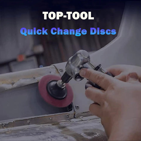 2 Inch Quick Change Sanding Discs Set For Die Grinder With Zirconia And Aluminum Oxide Abrasives For Surface Prep Rust Removal