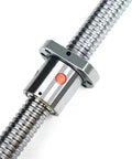 Heavy Duty HGR25 Linear Guideways Plus HGW25CC Sliders With SFU2510 C7 Ball Screw Nut Kit close-up of SFU2510 ball screw assembly.