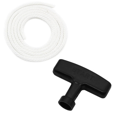 Two Pack 4 Foot Pull Cord Rope Replacement For GX200 GX120 GX240 GX270 Champion Generators With Recoil Starter Handle