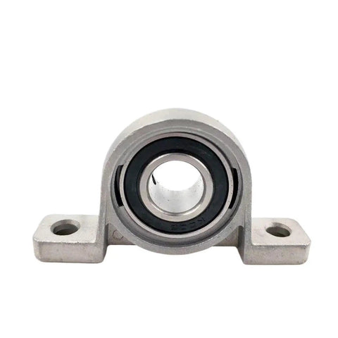 Shop Grade Spherical Roller Insert Bearing With Zinc Alloy Shaft Support, front view showcasing durable design for extreme RPM stress.