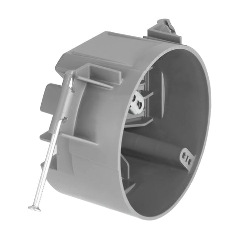 PVC New Construction Ceiling Junction Box Non-Metallic J-Box For Wiring, Drywall Install, ETL Listed, 2 Hour Fire Rating