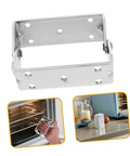 Ciieeo Heavy Duty Stainless Steel U Shaped Oven Door Hinge Industrial Replacement For Baking Equipment Kitchen Appliance Hardware Pivot Joints Durable And Strong, displayed in hand and kitchen.