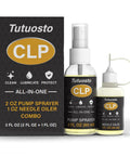 All In One Gun Lube And Cleaner Kit With Two Oz And One Oz Needle Oiler for quick cleaning, lubricating, and protecting firearms