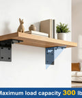 Super Strong Heavy Duty Steel L Angle Brackets Six By Six By Five Inches Two Pack For Wood Built To Support Three Hundred Pounds On Shelves