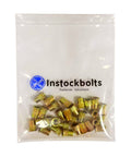 Rivet Nuts 10-32 Zinc Plated Carbon Steel Threaded Inserts 100 Pack For DIY Projects And Auto Repairs Durable Nutserts With Corrosion Resistant Finish