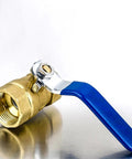 Top Shelf Brass Ball Valve With BSP Thread Lever Handle Heavy Duty Copper Plumbing Tap for water gas control.