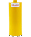 Cougar HD Premium Dry Diamond Core Drill Bit 4-1/2 Inch With 5/8-11 Threaded Arbor Turbo Laser-Welded Segments in yellow
