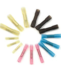 Top Notch 200pc Heat Shrink Butt Splice Connector Kit With Solder Sleeve Crimp Terminals For Auto And Home Repairs In 5 Sizes To Match Awg 22 Through 10 Wiring Needs Perfectly, assorted color connectors