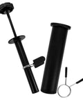 Carbon Steel Barbell Adapter Sleeve For Weight Plates Universal Fit With Weight Loading Pin and Beefed Up Stability design