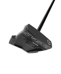 Infinite Zero Torque 606 Putter Right Hand 35 Inch With Double Milled Face For Consistent Roll Distance Control And A Two Tone PVD Anti Glare Finish For Focused Alignment And Reduced Distractions, side view with branding, black finish.