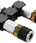 2-Way 360 Degree Swivel Air Hose Splitter With Universal Couplers And Industrial Plug, 300 PSI Capacity, Tangle-Free Design