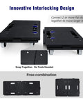 Heavy Duty Snap Together Furniture Dollies 2 Pack with interlocking design and wheels for easy movement of large items.