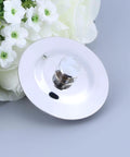 Bathtub Stopper for 40-45mm Holes Flat Cover Stainless Steel showing a shiny flat cover design with a handle, ideal for drains.
