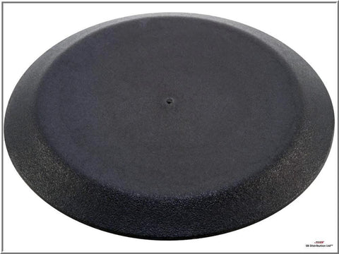2 Inch Flush Mount Black Polyethylene Hole Plug For Sheet Metal For 2 Inch ID Holes Panel Thickness 0.03 To 0.08 Inches