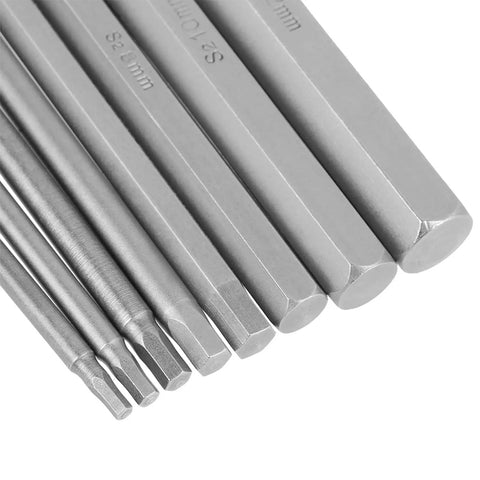 Check Out This Sick Mingzhe Hex Shank Bit Set For Electric Drills and Hand Tools That Rock With S2 Steel, Magnetic Heads And Huge Wear Resistance For All Your Tight Fix-It Jobs Today. H2.5-H12 S2 steel hex shank bits