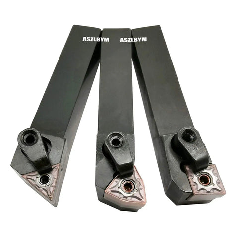 5/8-Inch Excircle Lathe Tool Holder Set with Indexable Carbide Inserts MTJNR1616H16 MWLNR1616H08 MCLNR1616H12, 3 tool holders