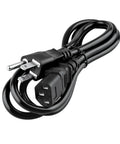 AC Power Cord For Roland Fantom G6 G7 G8 Keyboard Workstation, Universal 100-240V Power Cable, coiled black plug and socket