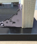 Four Pack Heavy Duty Self Locking Furniture Hinges Engineered For 90 Degree Right Angle Setups close-up view on table edge