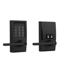 Smart Lock With Lever Handle And Touchscreen Keypad WiFi Connected For Keyless Entry App Control Works With Alexa And Google Home Airbnb Ready Matte Black Finish