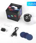 Mini Disco Ball Light Rechargeable Party LED Lamp With Sound Activated Strobe DJ Mode Portable Battery Operated Night Projector