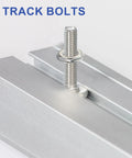Beefy M6 X 20mm T Slot Bolts Kit for 30 Series Aluminum Extrusion with Hammer Head and Hex Flange Nuts