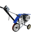 Heavy Duty Hand Push Belt Sander 75 To 82 Inch Flatbed Grinding Polishing Machine 220V Full Throttle 4KW Motor At 2800 Rpm close-up view of sanding machine components.