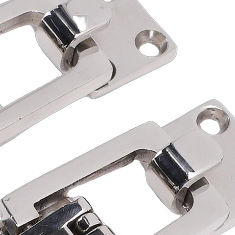 316 stainless steel anti-rattle boat hatch latch with padlock hole and center tension cam (pair)