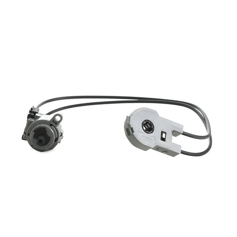 Direct Fit Heater And AC Mode Selector Switch For Ford Focus And Transit Connect Climate Knobs With Yh1624 OEM. Black unit with connectors.
