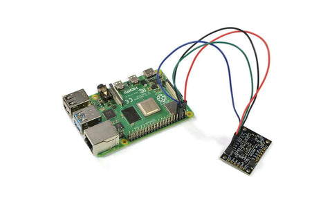 All In One 10DOF IMU For Makers With Accelerometer Gyroscope Magnetometer And Barometric Altitude Sensor For Raspberry Pi Arduino Teensy ESP8266 Includes BMP388 Temperature Sensor And QWIIC Connector, connected to Raspberry Pi