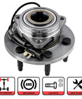 Front Wheel Bearing And Hub Assembly 4x4 With ABS For Chevy Silverado 1500 Suburban Tahoe GMC Sierra 1500 Yukon XL