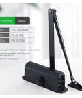 Heavy Duty Hydraulic Door Closer With Adjustable Speed 25Kg To 80Kg, Quiet Soft Close Door Hardware For Home And Commercial Use