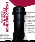 Straight Up Heavy Duty Air Admittance Valve Aav For Plumbing Drainage Systems With Threaded Adapter Durable Abs Construction 6 Dfu Rating For Sinks And Lavatories Zero Hassle Installation, shown with ABS adapter.