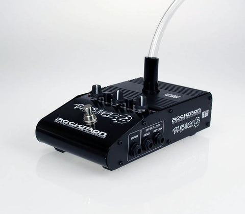 Banshee 2 Talk Box Guitar Effects Pedal with Built In Amplifier and Tube Mouthpiece for electric guitar bass and keyboards.