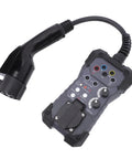 Pro Level EVSE Diagnostic Adapter For Hassle Free Charging Station Simulations with 4mm socket and multiple connection ports.