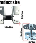 Driver Side Upper And Lower Front Door Hinge Set Heavy Duty Steel Drop In Replacement For Jeep Grand Cherokee Dodge Charger Chrysler 300 Durango size dimensions display