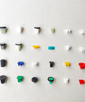 Assorted fasteners from 200 Piece Nylon Auto Fastener Kit With License Plate Screws Inserts Grommets And Nuts For Body Panels