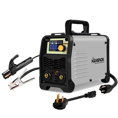 110/220V MMA Arc Welder 160A Stick Welder With Electrode Holder, LED Display, IGBT Inverter, Portable Design