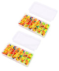 Hot Heat Shrink Tubing Colored Sleeves For Fishing Bait Kit Protection 250pcs Durable ABS Tackle Rigging Wrap Sleeve Stuff You Need, open box