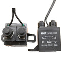 HHZ H150-2-UC Heavy Duty High Voltage DC Contact Relay 12V 150A Switch, visible terminals and connectors for electric vehicles.