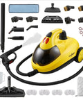 Heavy Duty Steam Cleaner With 2L Water Tank, 28 Piece All In One Multipurpose Kit for Grout, Floors, Tiles, and More in view