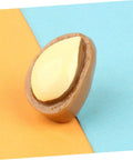 Miniature Resin Nut Ornaments Set For Dollhouse Food Decor, single nut model on colorful background, for crafts and DIY projects
