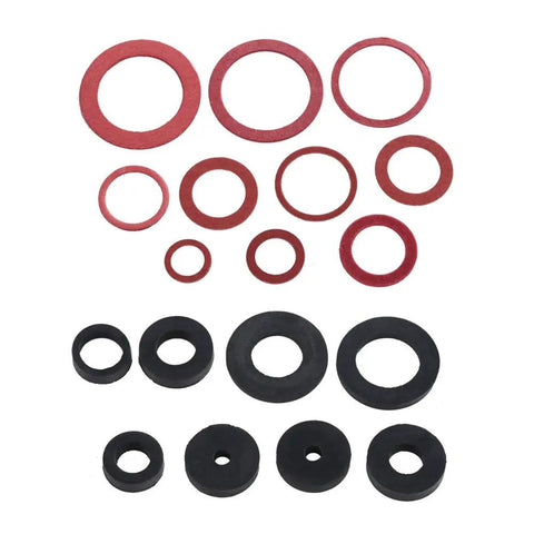 141Piece NBR Tap Seal Washer Plumbing Gasket Assortment Kit With Handy Organizer Box Including Gasket Retaining Rings For Taps Valves Pumps Auto Parts Air Cylinders And Bearings