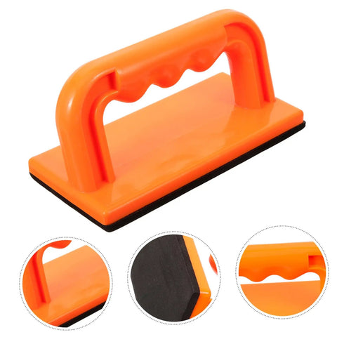 Heavy Duty Woodworking Safety Push Block For Table Saw And Router Tables Badass Shop Gear Bright Color with tight non-slip grip.