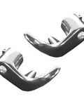 Vent Window Crank Handle Set For Front Driver And Passenger Side Fits 1980 To 1986 Chevy And GMC C K Series Trucks And 1975 To 1993 G10 G20 G30 Vans Includes Two Handles Reference Numbers 15617125 And 76999, chrome finish, two handles.