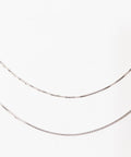 Close-up of 18 Inch 925 Sterling Silver Box Chain Necklace 1.2mm Wide With Lobster Clasp Made In Italy Dope Everyday Jewelry For Any Outfit