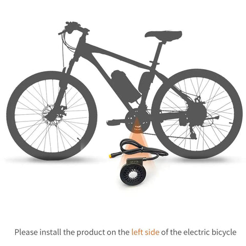KT V12L And VL12R Pedal Assist Sensor Kit For Electric Bikes Ultra Slim 6.4mm Concealed PAS Sensor With Waterproof Plug Left Or Right Crank Install No Fuss Easy Fit And Quiet Operation
