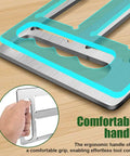 Top Shelf Timber Frame Tenon Gauge Tool With Handle Heavy Duty Stainless Steel Mortise And Tenon Jig showing ergonomic handle for easy grip.