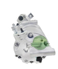 Electric AC Compressor Compatible With Trumpchi Ge3 Ge4 Roewe 550 EV Shs33H4203 front view of unit with mounting brackets.