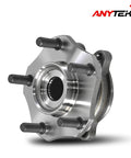 Front view of Front Left Or Right Wheel Bearing And Hub Assembly For Nissan Rogue 2014 To 2023 Rogue Sport 2017 To 2022 Qashqai 2017 To 2018 Direct Fit Replacement 513357